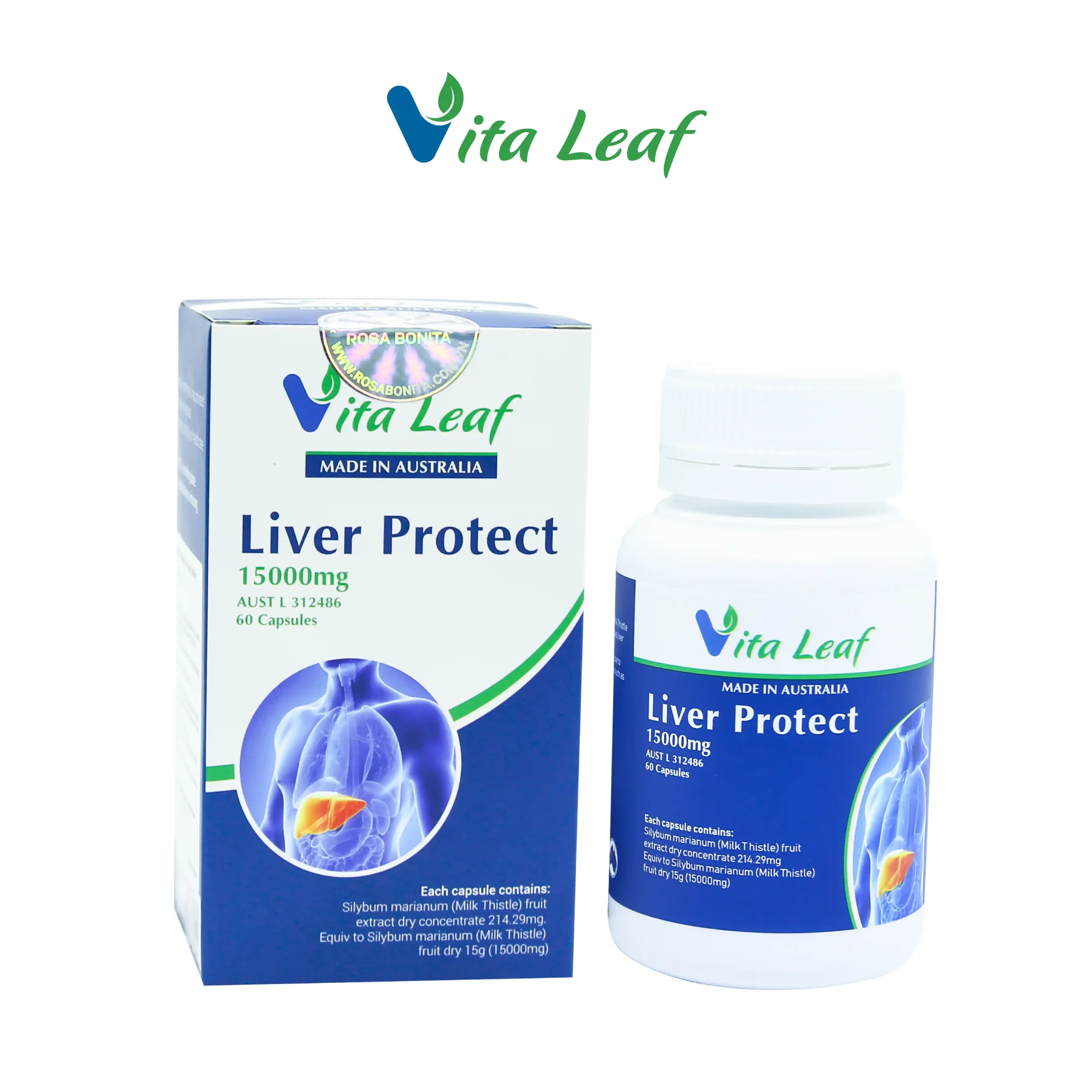 Vita Leaf Liver Protect 15000mg (60v/hộp)