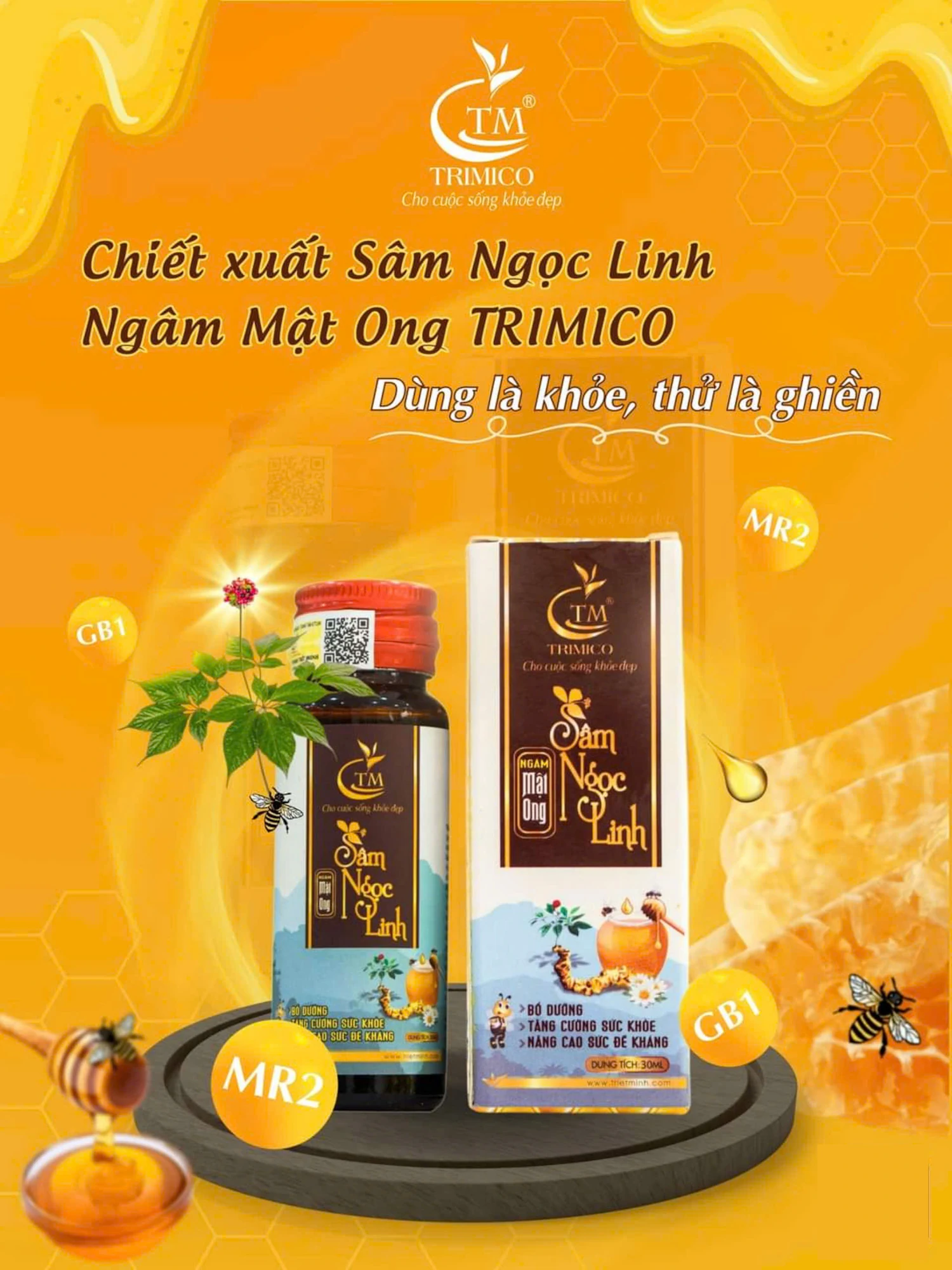 Chiết Xuất Sâm Ngọc Linh Ngâm Mật Ong