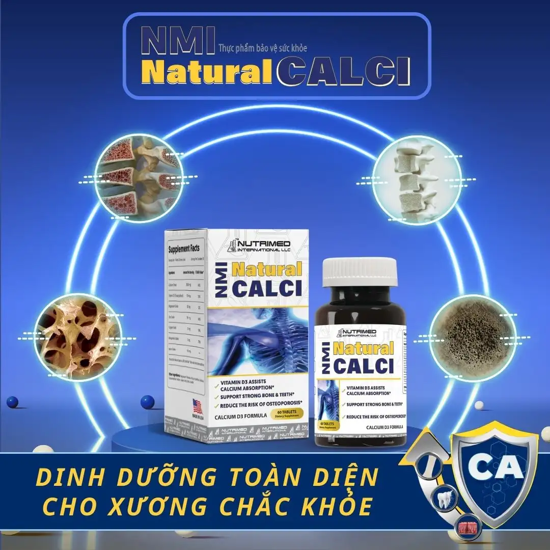 NMI Natural Calci 60 viên/ hộp