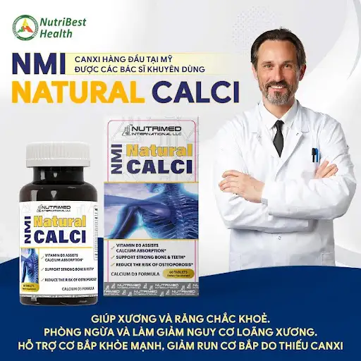 NMI Natural Calci 60 viên/ hộp