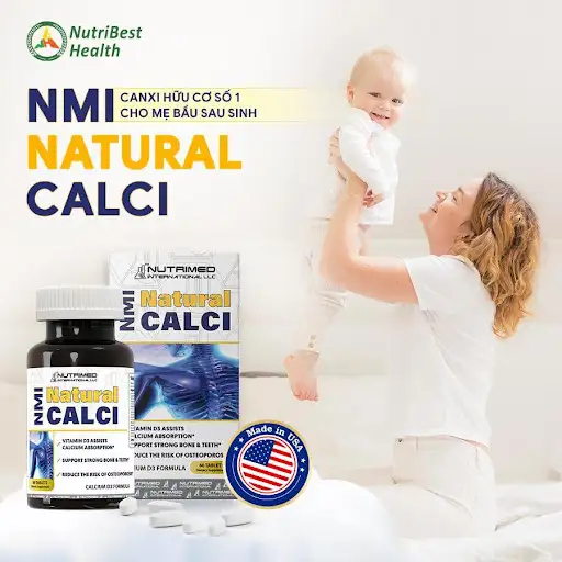 NMI Natural Calci 60 viên/ hộp