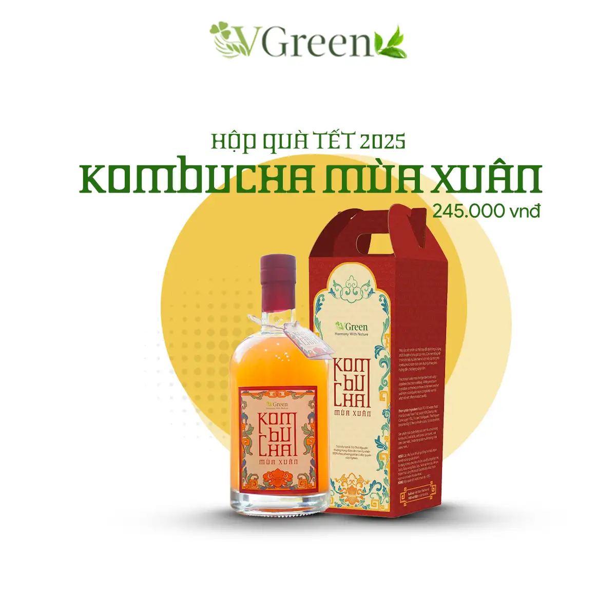 1.Hộp Quà Tết 2025 Kombucha Mùa Xuân