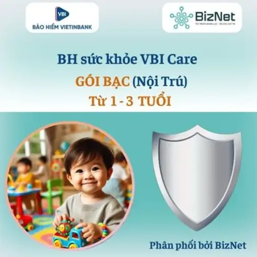 BH Sức Khoẻ VBI Care BẠC 1 3 Tuổi (nội Trú)