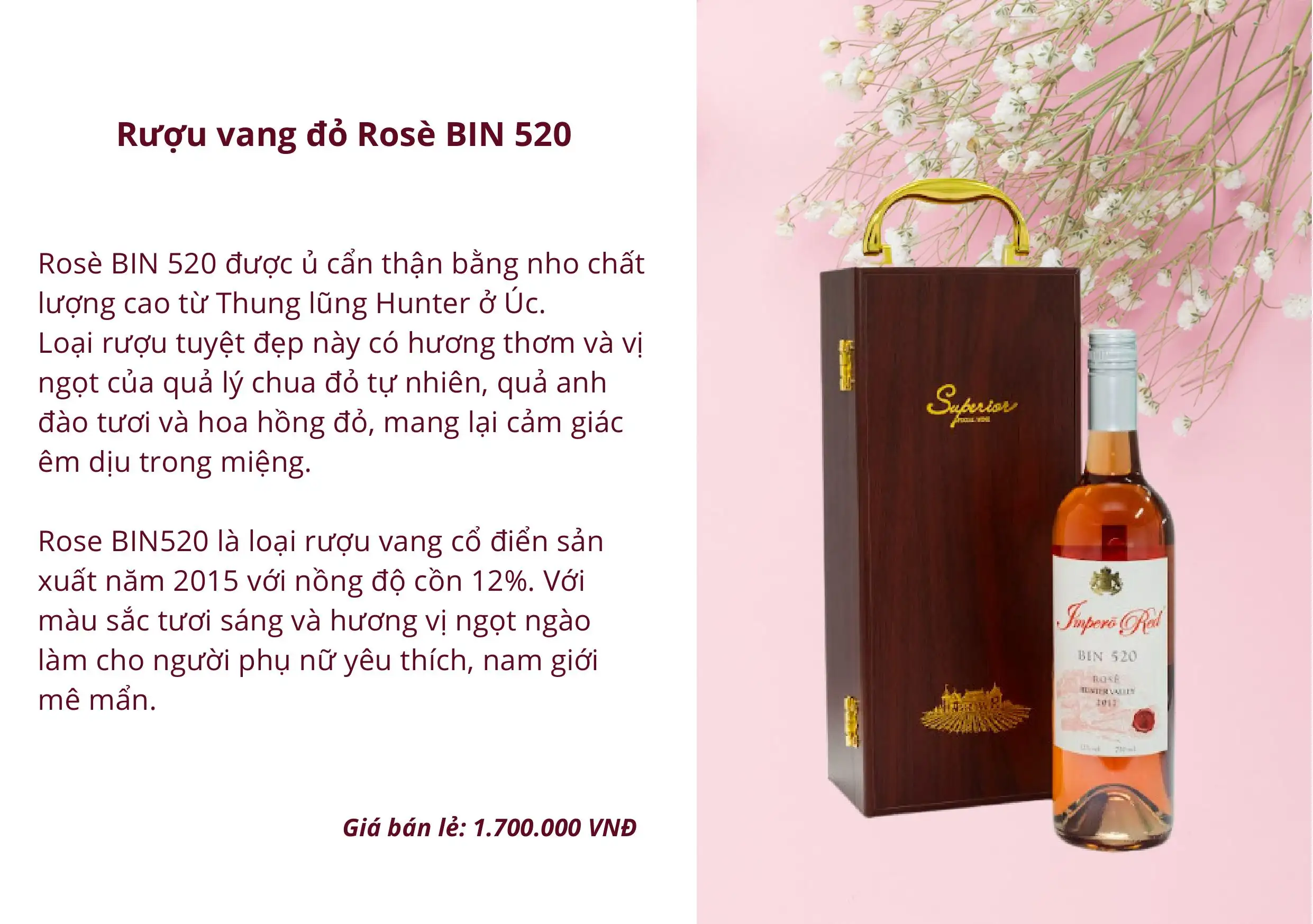 Giới Thiệu Rượu Vang Impero Red Úc Hình ảnh 9