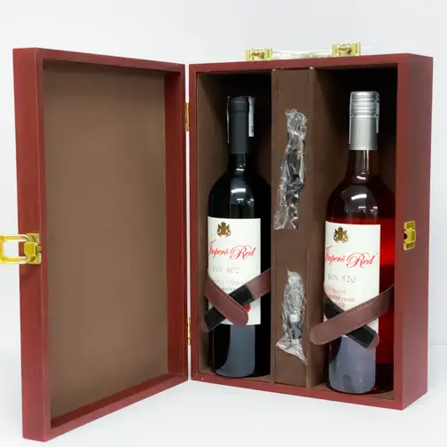 Hộp Quà Tết 2025 – Combo Phát Tài Rượu 402 Red Wine Và 520 Rose Wine