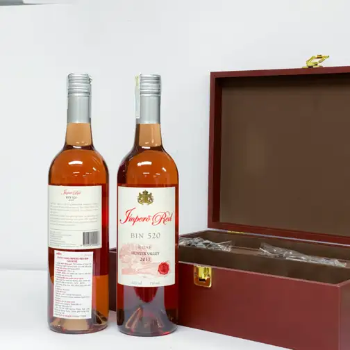 Hộp Quà Tết 2025 – Combo Sum Vầy 2 Chai 520 Premium Rose Wine