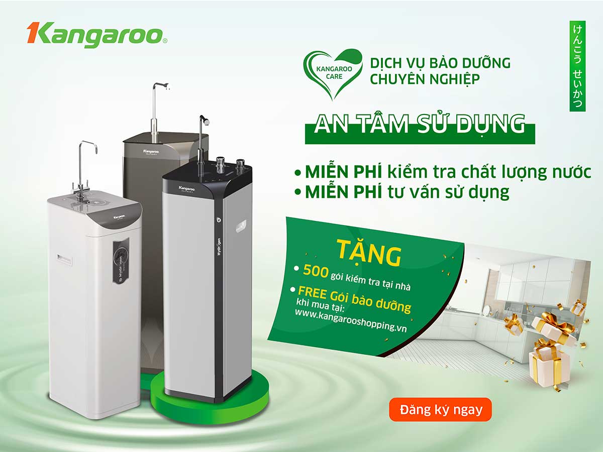 Bảo trì máy lọc nước Kangaroo định kỳ