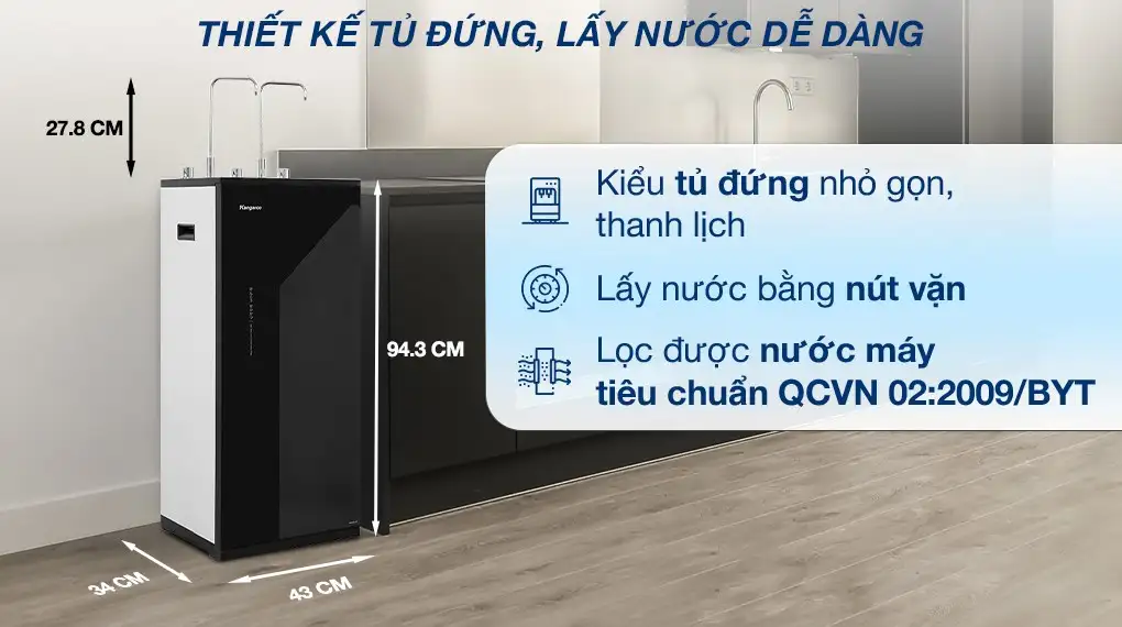 may loc nuoc kangaroo ro nong lanh kg10a17 9zSg - Dropbiz