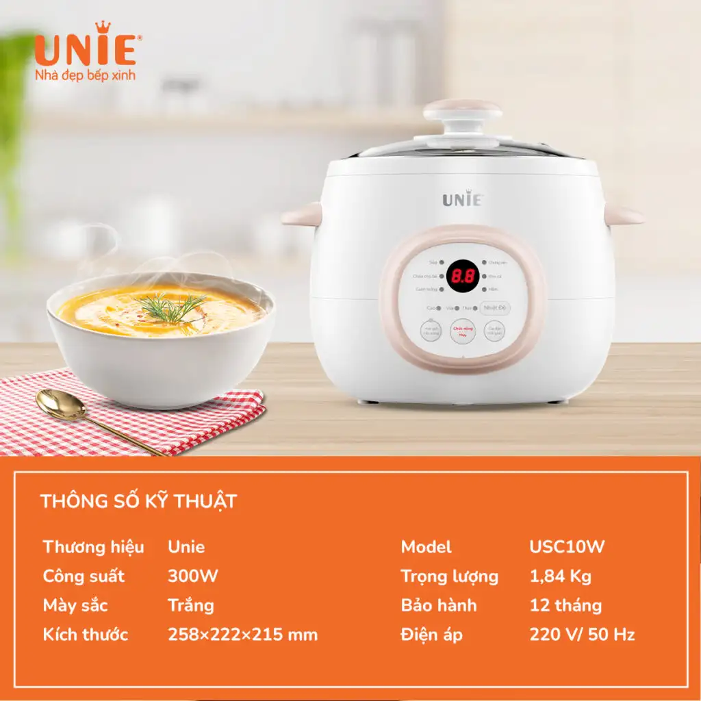 Nồi nấu chậm Unie USC10W