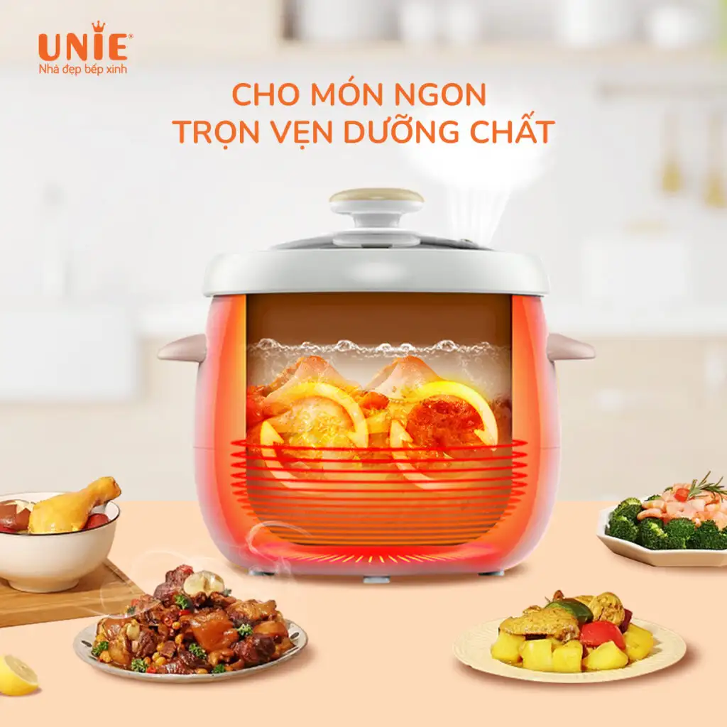 Nồi nấu chậm Unie USC10W