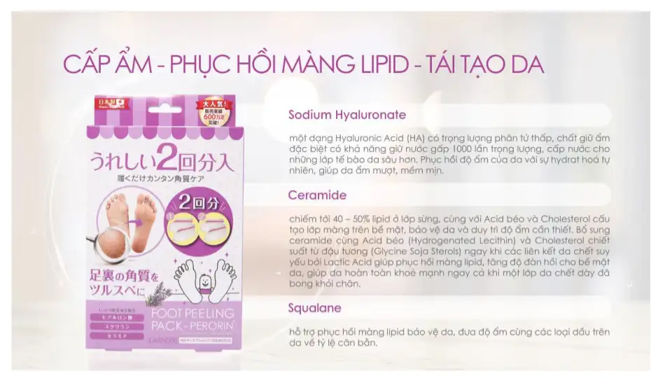 tui u tay da chet va tai tao da chan 4 tui x 25ml perorin huong lavender qft2 - Dropbiz